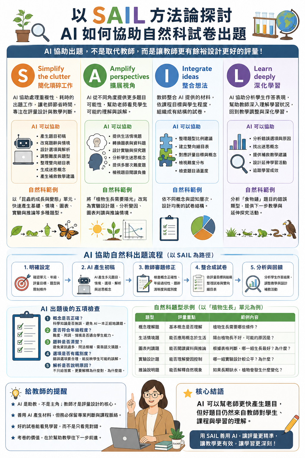 SAIL 自然科 AI 試卷設計